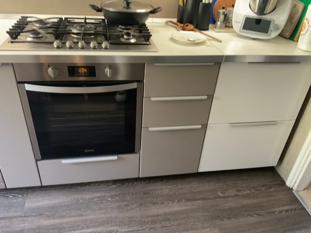 cassetti cucina rinnovati con Allover Smalto